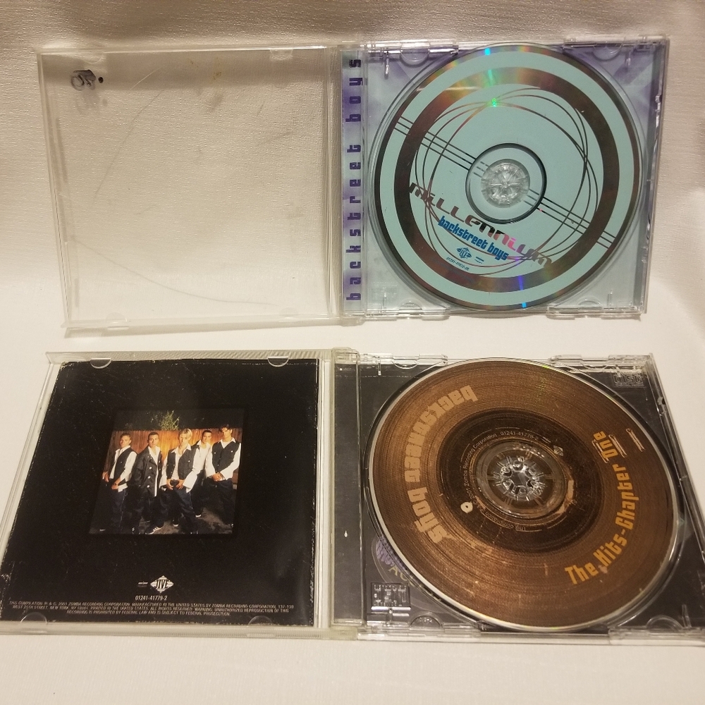 4 Y2K cds: Spice Girls, 98°, 2 Backstreet Boys, 1 GUC case & no bklet - Picture 3 of 7